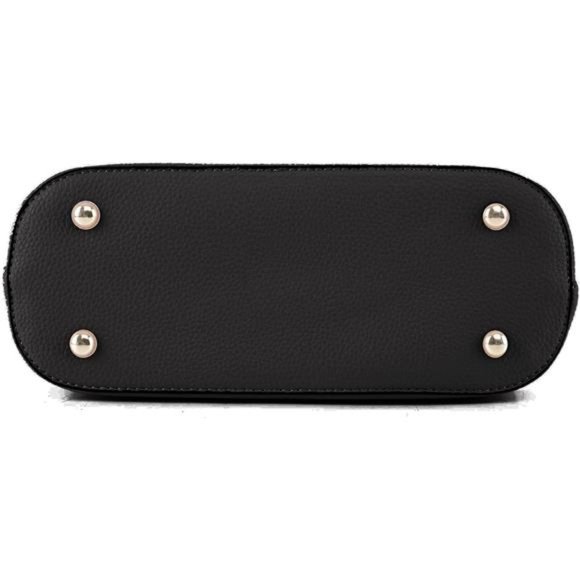 Lightweight Medium Dome Crossbody Bag Shoulder Bag with Tassel adjustable Strap - Picture 3 of 6